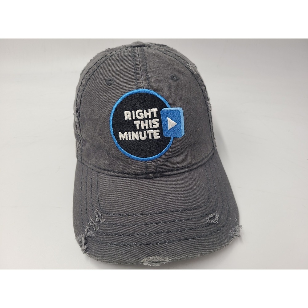 Right This Minute Otto Distressed Adjustable Hat Cap Television TV Show Men Gray